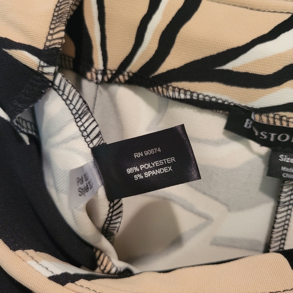 Boston Proper Beyond Travel Exploded Sketch Tropical Floral Mini Skort SZ XS - Picture 8 of 8